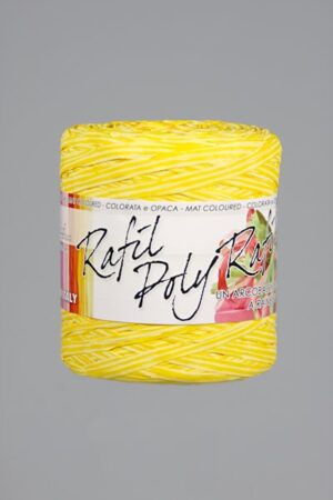polyraffia 15mm-200m geel 2kleuren