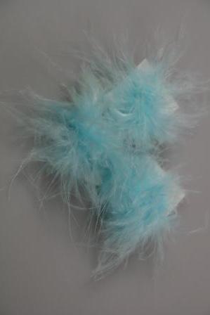 veertjes met plakker licht blauw ds. @ 50