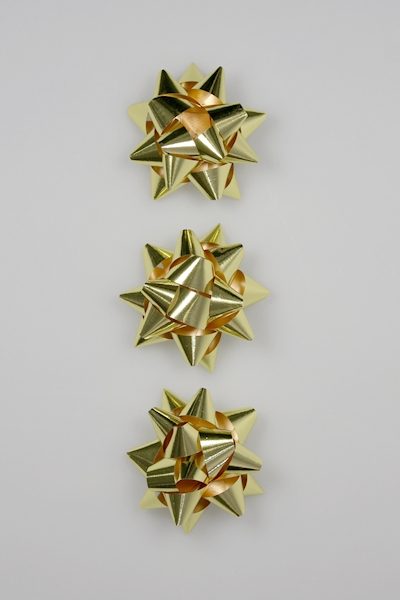starbows metallic goud 13mm ds. @ 100