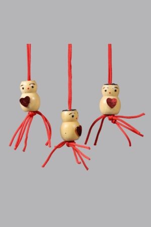 geluks poppetjes met hartje doos @ 100 stuks