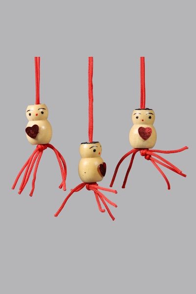 geluks poppetjes met hartje doos @ 100 stuks