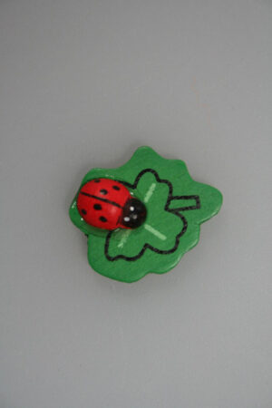 lieveheersbeestje op blad met plakker  doos @ 100