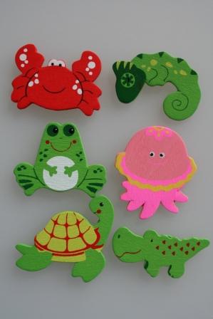 zeedieren met plakker doos @ 100 stuks
