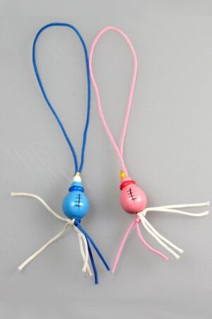 geluksflesjes roze en blauw ds @ 100