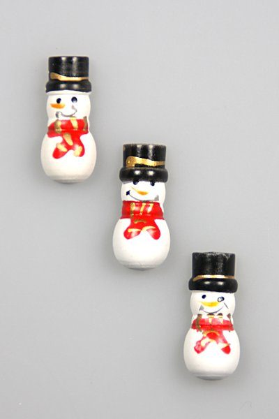 sneeuwpop bol hout 3 cm doos @ 100