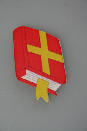 boek van sinterklaas hout 3,5cm doos @ 100