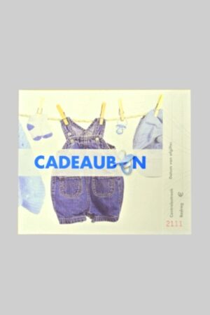 cadeaubon   envelop 10 10 baby blauw