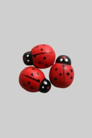 lieveheersbeestje met plakker 2 cm doos @150 stuks