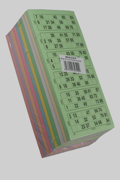 bingobloks 1-90 kr. @ 10 blok @ 100 vel ass kl